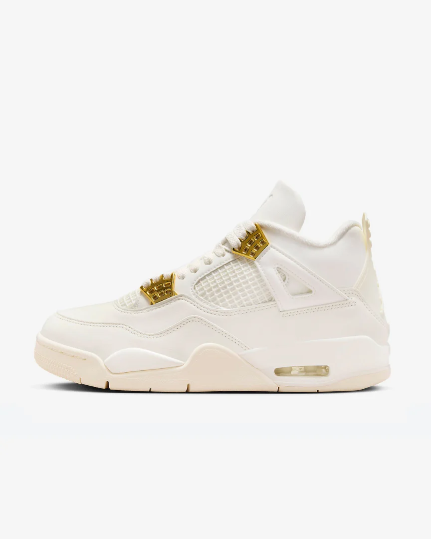 Tenis Nike Jordan 4 Retro Metallic Gold